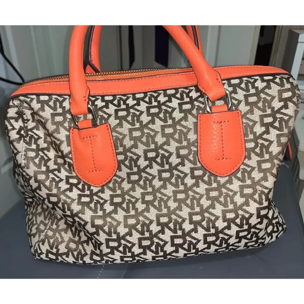 DKNY Monogram Satchel Bag